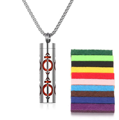 Aromatherapy Pendant with Essential Oil Bottle