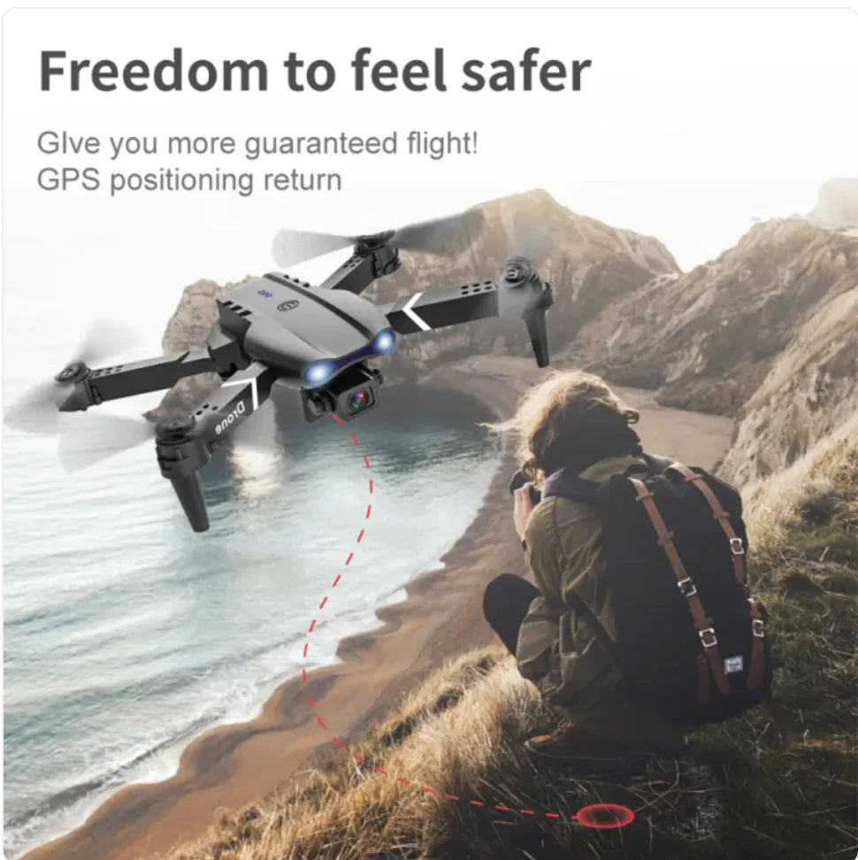 Folding 4K Camera Drone with Remote Control