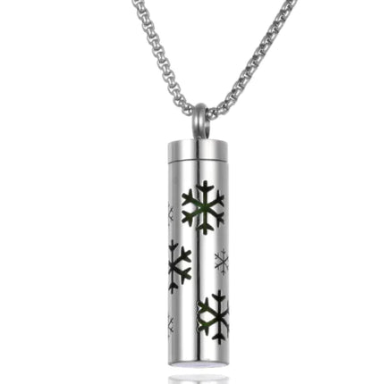 Aromatherapy Pendant with Essential Oil Bottle