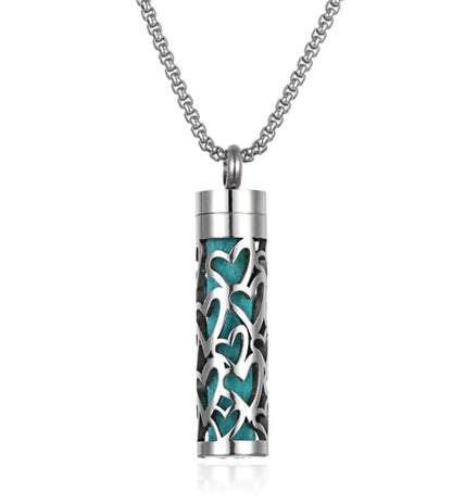 Aromatherapy Pendant with Essential Oil Bottle